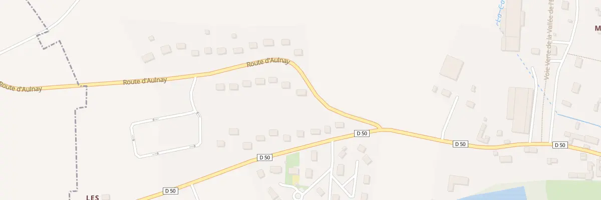 Plan du 1 Rte d’Aulnay à Saint-Georges-Motel