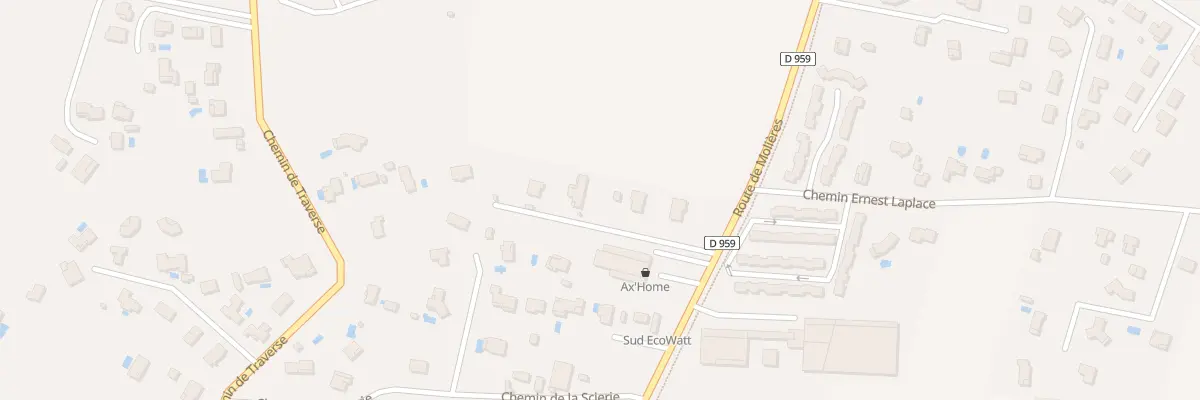 Plan du 901B Rte de Molières à Montauban
