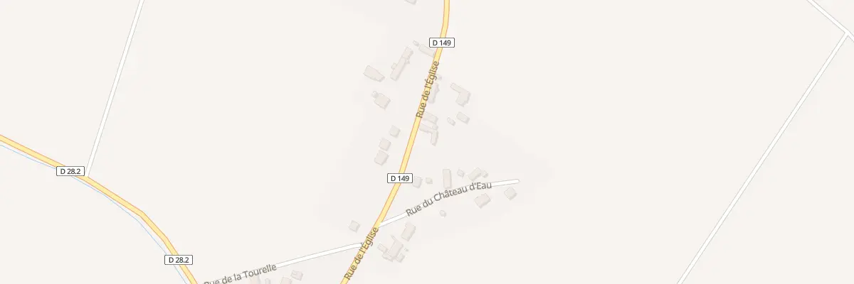 Plan du 20 Rue de l’Église à Sandarville