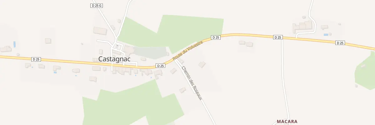 Plan du 5001F Macara à Castagnac