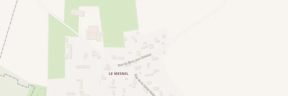 Plan du 5000 Le Mesnil à Perruel