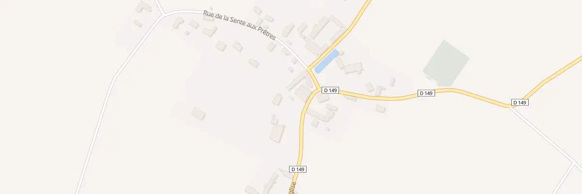 Plan du 7 Rue de la Sente aux Prêtres à Sandarville