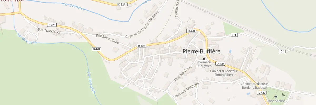 Plan du 5129 Rue Dupuytren à Pierre-Buffière