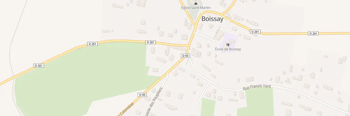 Plan du 109 Rue du Colombier à Boissay