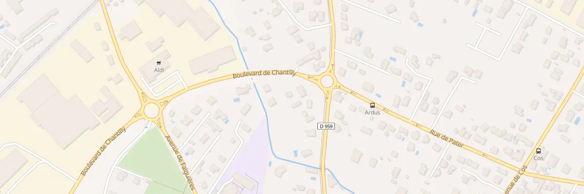 Plan du 1860 Bd de Chantilly à Montauban