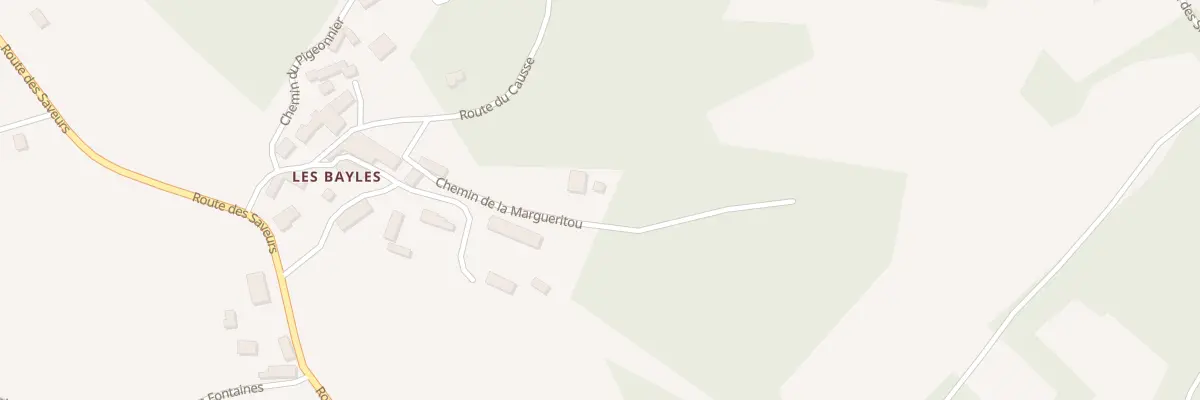 Plan du 47A Les Bayles à Jayac