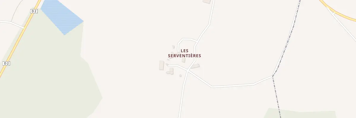 Plan du 5 Les Serventieres à Saint-Georges-les-Landes
