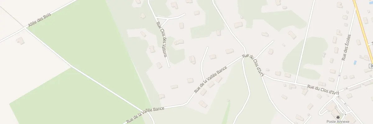 Plan du 12 Rue de la Vallée Bance à Houlbec-Cocherel
