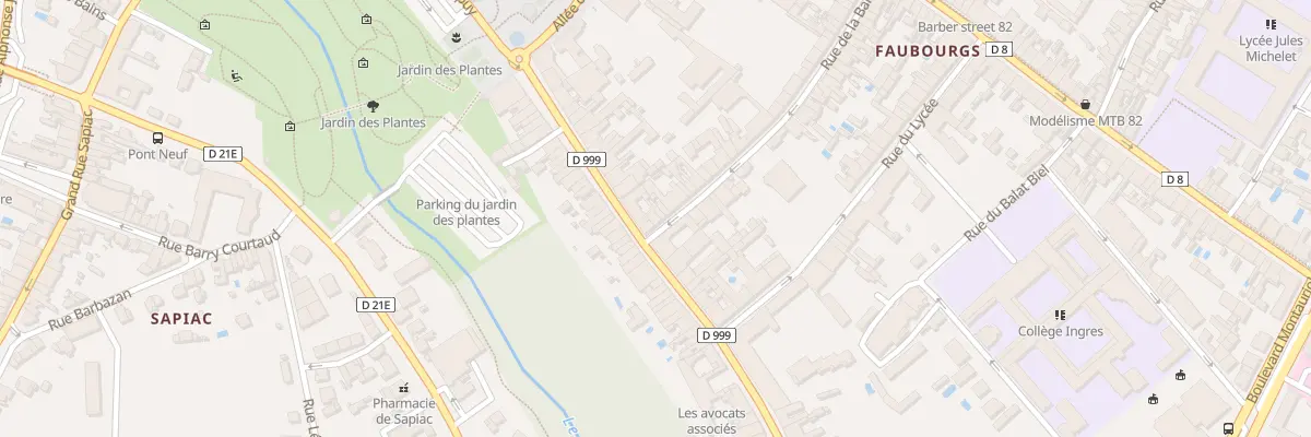 Plan du 56 Rue de la Banque à Montauban
