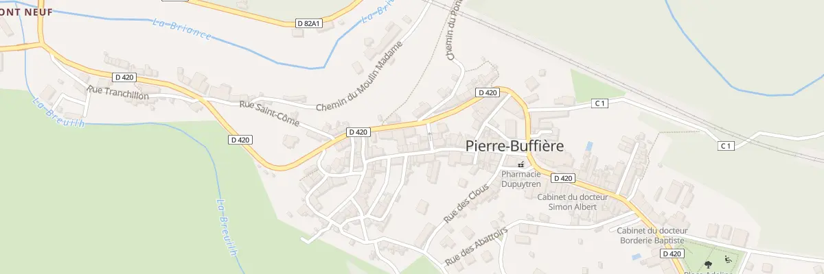 Plan du 12 Av de la République à Pierre-Buffière