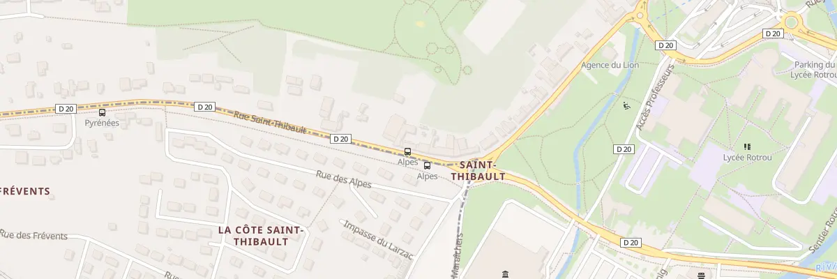 Plan du 112 Rue Saint Thibault à Dreux