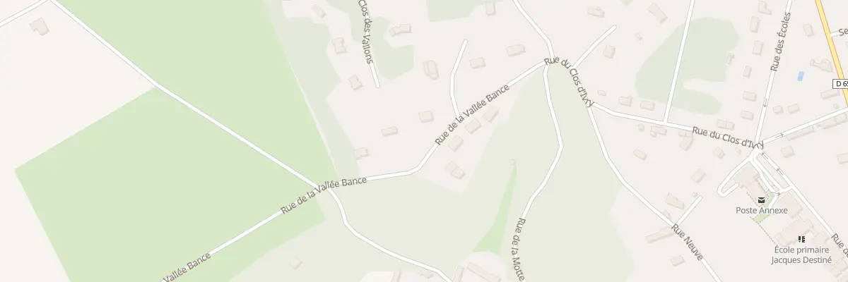 Plan du 14 Rue de la Vallée Bance à Houlbec-Cocherel