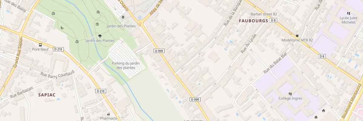 Plan du 50 Rue de la Banque à Montauban