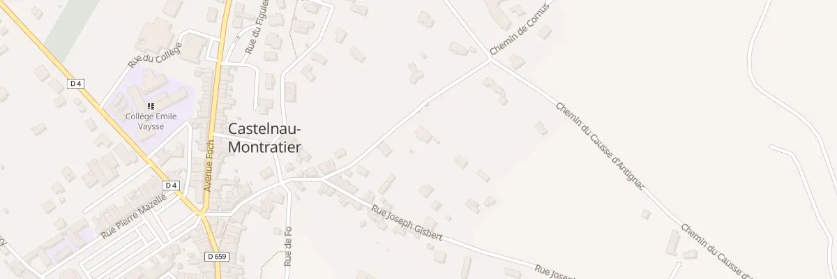 Plan du 124 Che de Berbery à Castelnau-Montratier