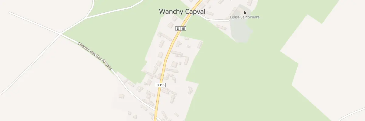 Plan du 5009 Le Bourg à Wanchy-Capval