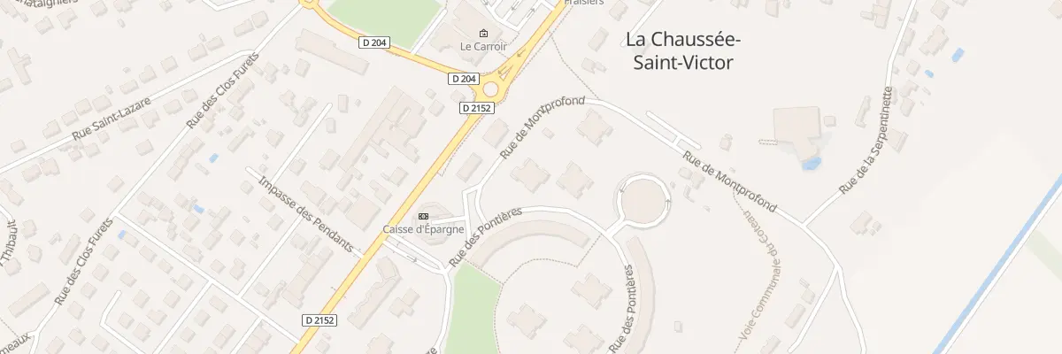Plan du 1 Rue de Montprofond à La Chaussée-Saint-Victor