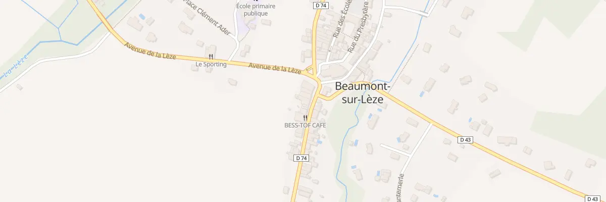 Plan du 5004 Rue Lapeyrere à Beaumont-sur-Lèze