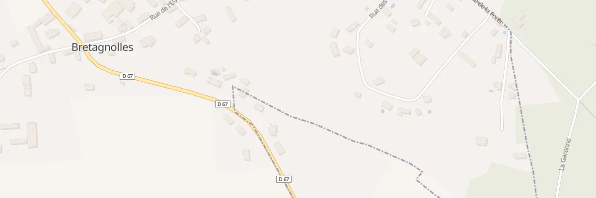 Plan du 12 Rue des Taillis à Bretagnolles