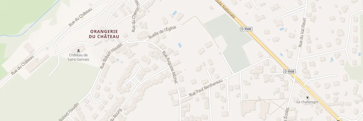 Plan du 12 Rue Auguste Michel à Saint-Gervais-la-Forêt