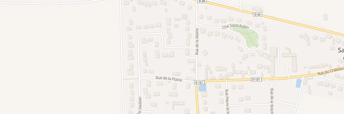Plan du 1 Rue Vauban à Saint-Aubin-des-Bois