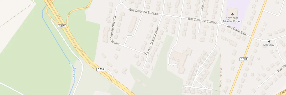 Plan du 28 Rue Guy de Maupassant à Vernouillet