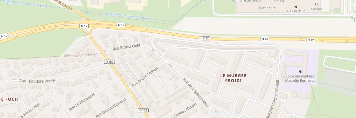 Plan du 26 Rue de la Sablonnière à Dreux