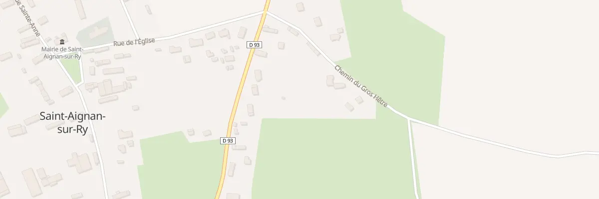 Plan du 170 Che du Gros Hêtre à Saint-Aignan-sur-Ry
