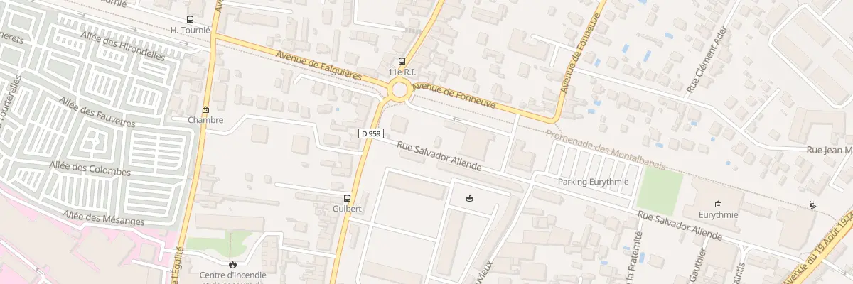 Plan du 28 Rue Salvador Allende à Montauban