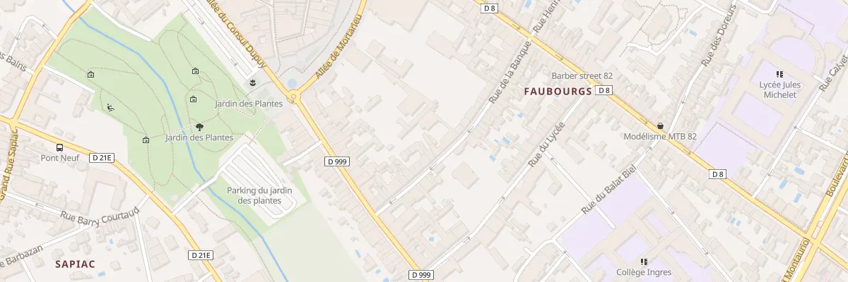 Plan du 32 Rue de la Banque à Montauban