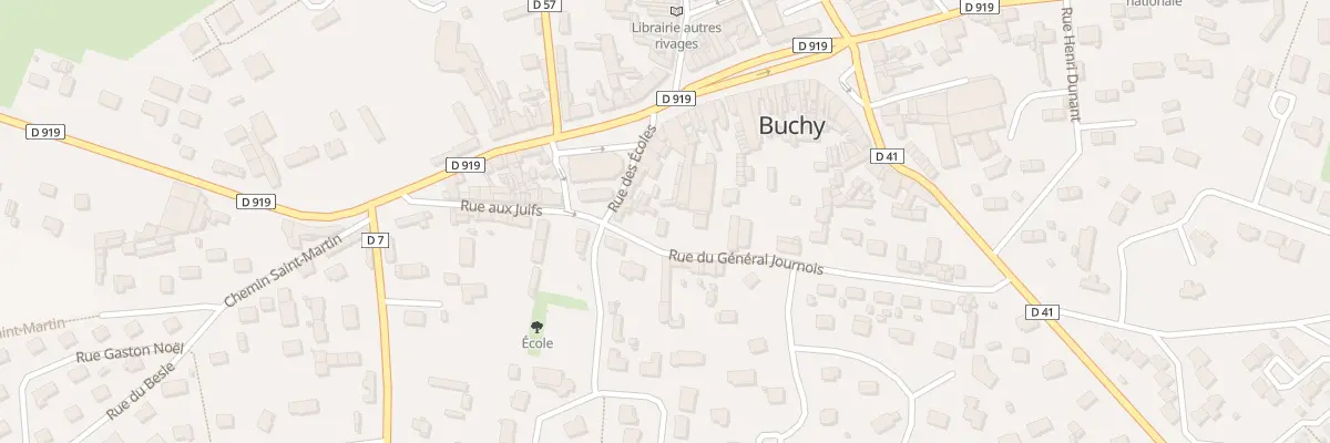 Plan du 662 Rue du Général Journois à Buchy