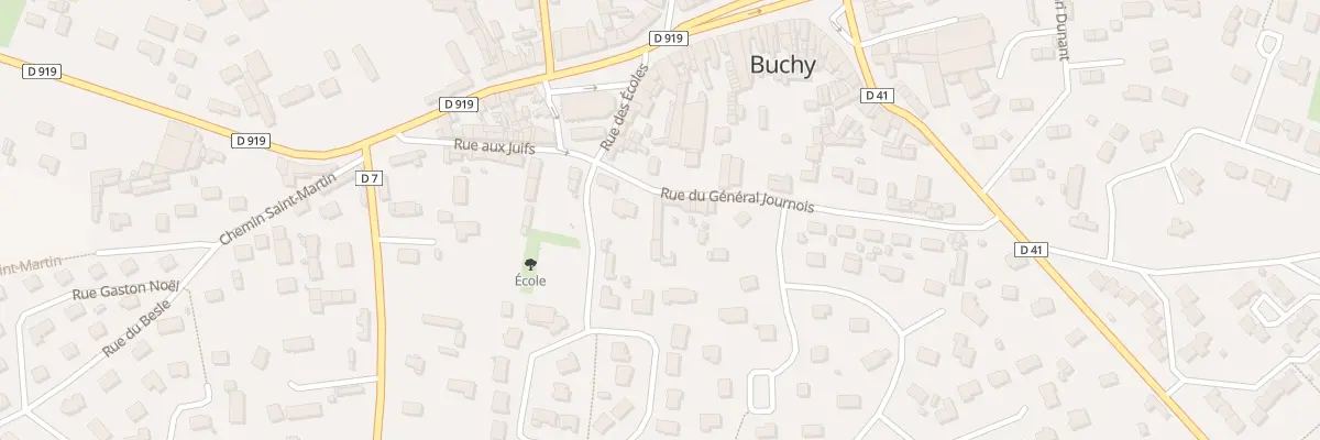 Plan du 661 Rue du Général Journois à Buchy