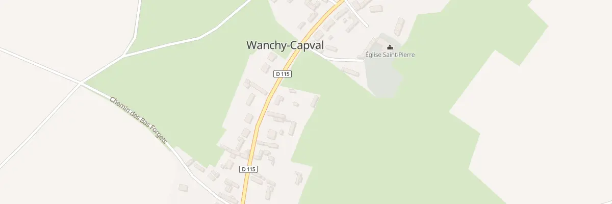 Plan du 5007 Le Bourg à Wanchy-Capval