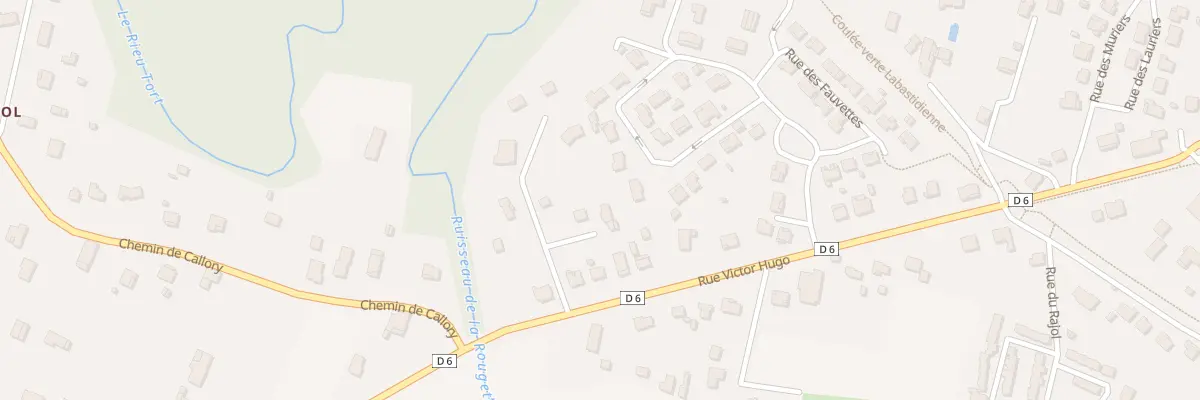 Plan du 816I Rue Victor Hugo à Labastide-Saint-Pierre