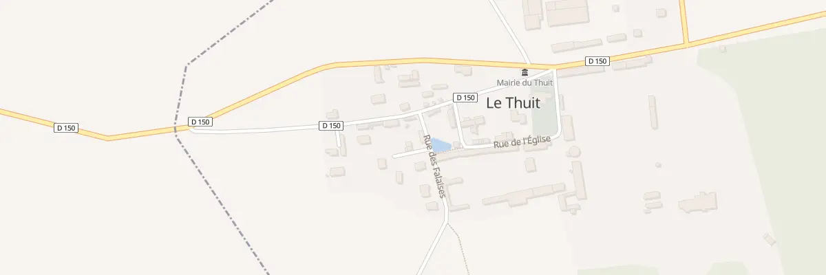 Plan du 2 Rue des Falaises au Thuit