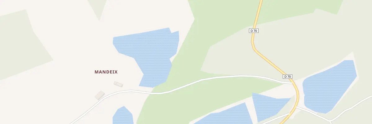 Plan du 2 Mandeix à Château-Chervix