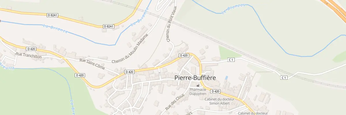 Plan du 17 Av de la République à Pierre-Buffière