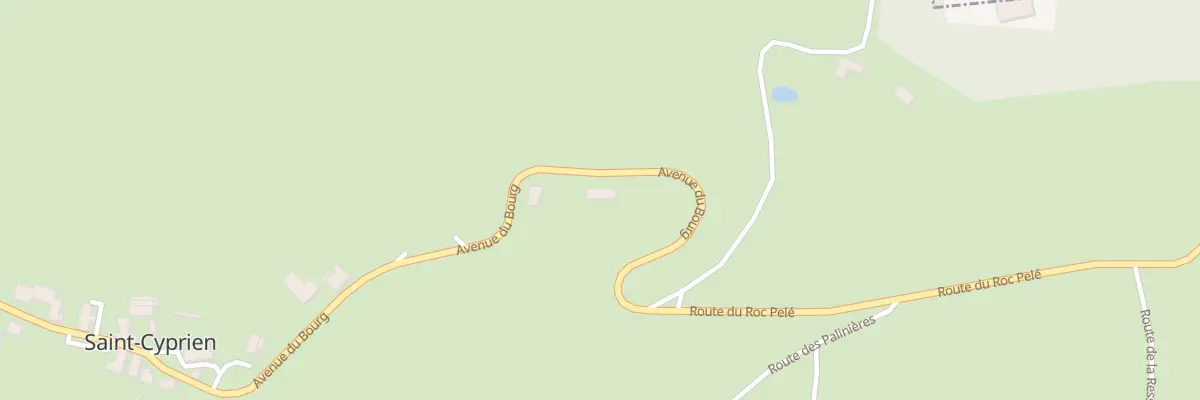 Plan du 27 Av Du Bourg à Saint-Cyprien