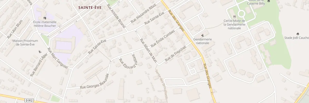 Plan du 5 Rue Albert de Mûn à Dreux