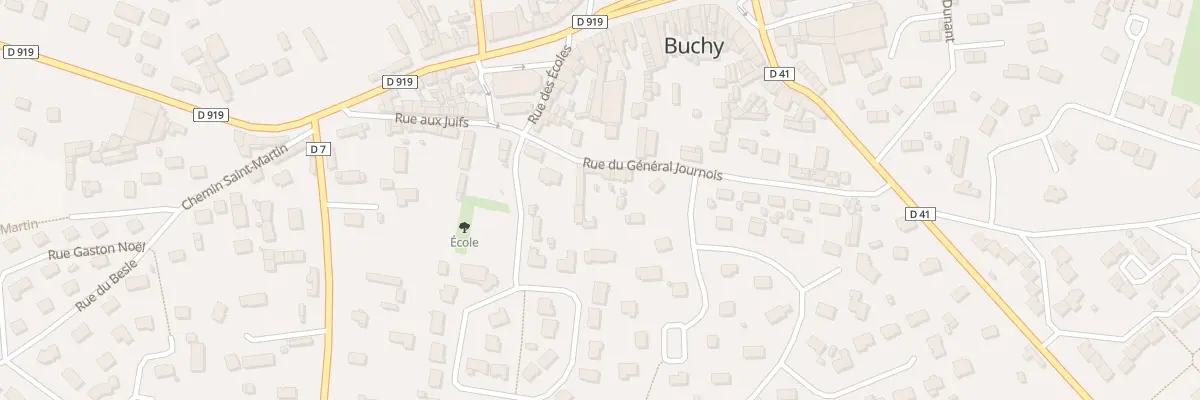 Plan du 649 Rue du Général Journois à Buchy