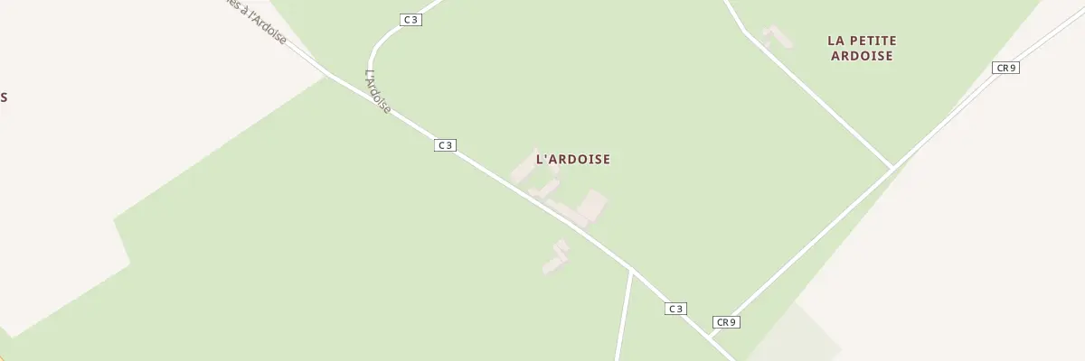 Plan du 1 L’Ardoise à Chitenay