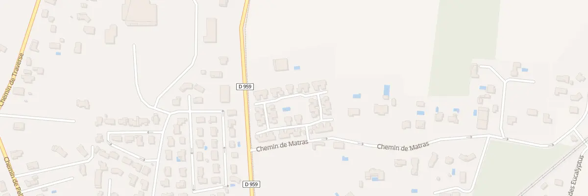 Plan du 75 Che de Matras à Montauban