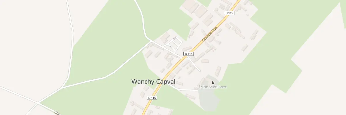 Plan du 5060 Le Bourg à Wanchy-Capval