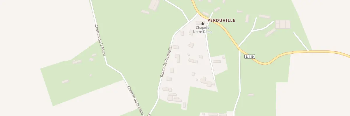 Plan du 1300 Rte de Perduville à Bosc-Mesnil