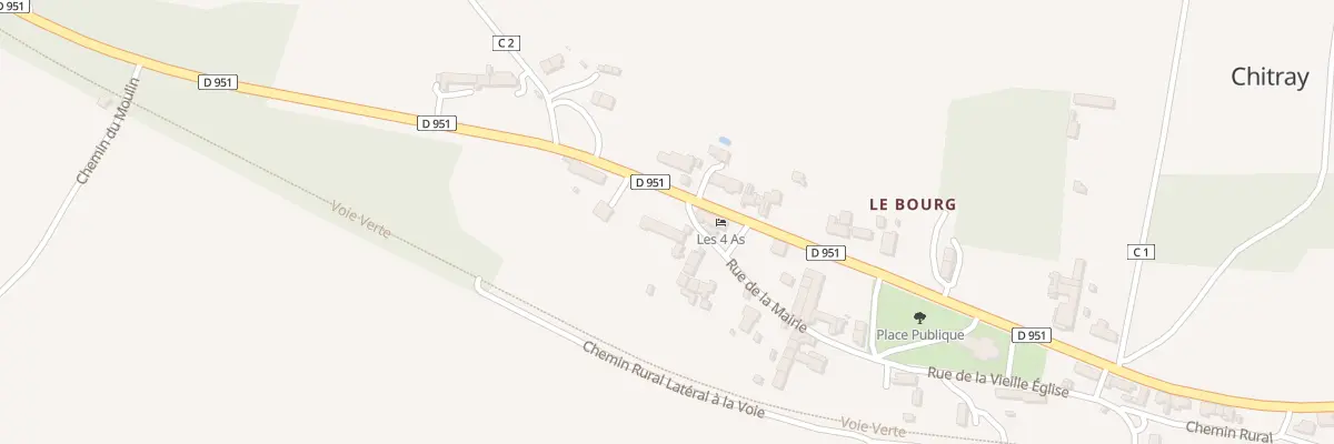 Plan du 19 Rte Nationale N 151 à Chitray