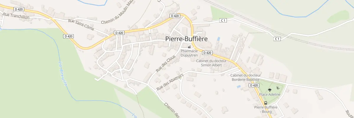 Plan du 5050 Rue des Clous à Pierre-Buffière