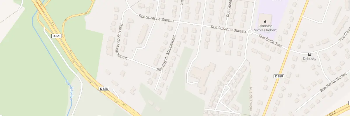Plan du 25 Rue Guy de Maupassant à Vernouillet