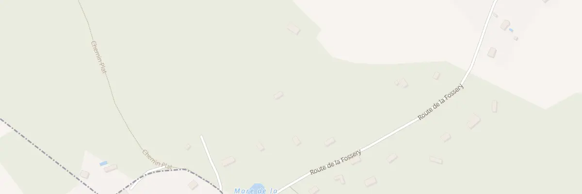 Plan du 5 Rte de la Fossery à La Boissière