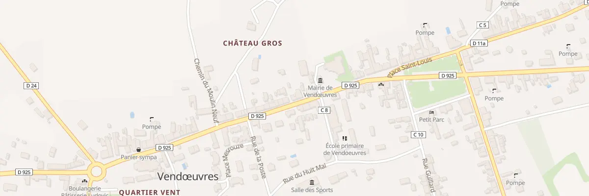 Plan du 51 Rue Grande à Vendœuvres