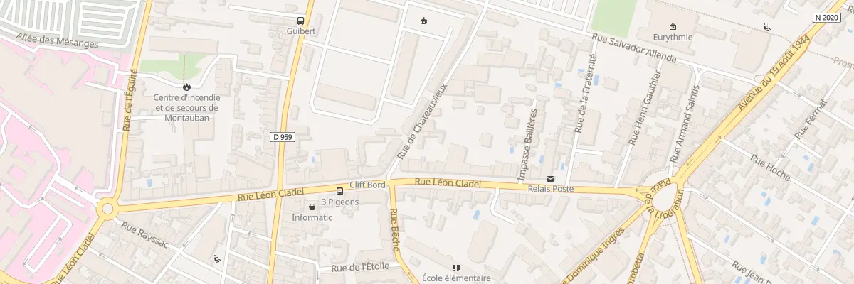 Plan du 36B Rue Léon Cladel à Montauban