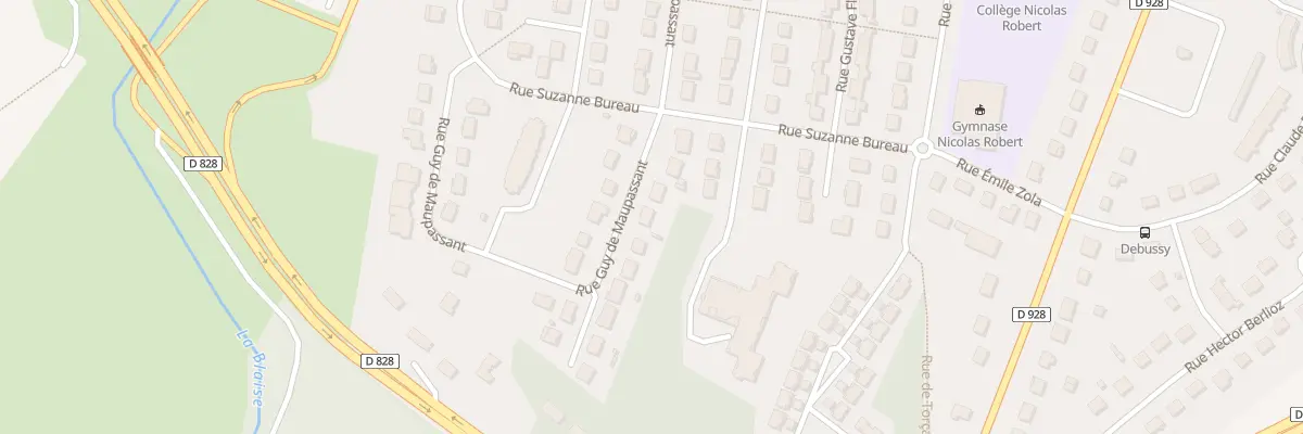Plan du 23 Rue Guy de Maupassant à Vernouillet